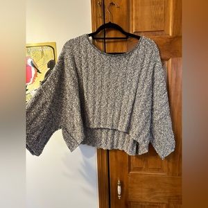 Free People Gray Wool Sweater